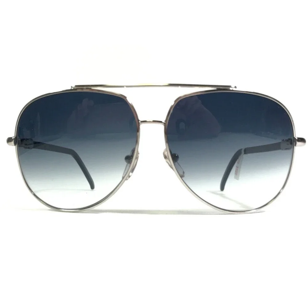 Robert Marc Sunglasses RM 776-364 Blue Silver Round Frames with Blue Lenses